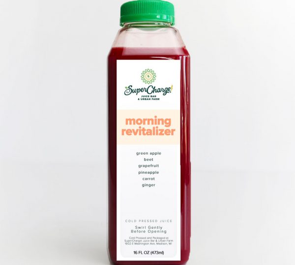 Morning Revitalizer Juice - Berry Juice with Ginger and Turmeric